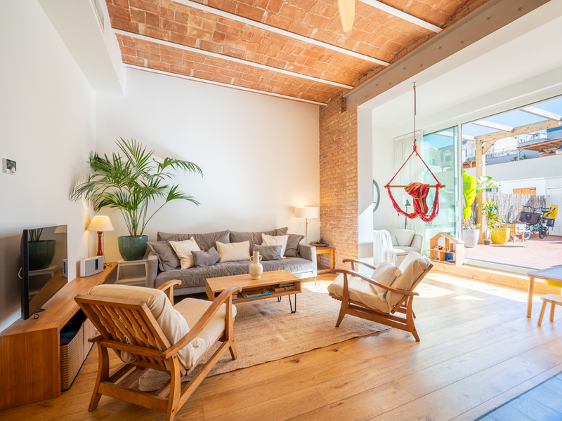 Incre├¡ble piso reformado con elementos originales y gran terraza en Gracia — foto 3
